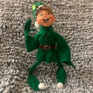 Annalee Winterberry Green Elf